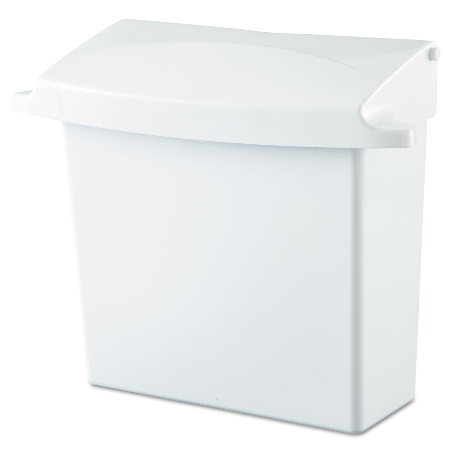 Rubbermaid Commercial Sanitary Napkin Receptacle with Rigid Liner, Plastic, White (614000)