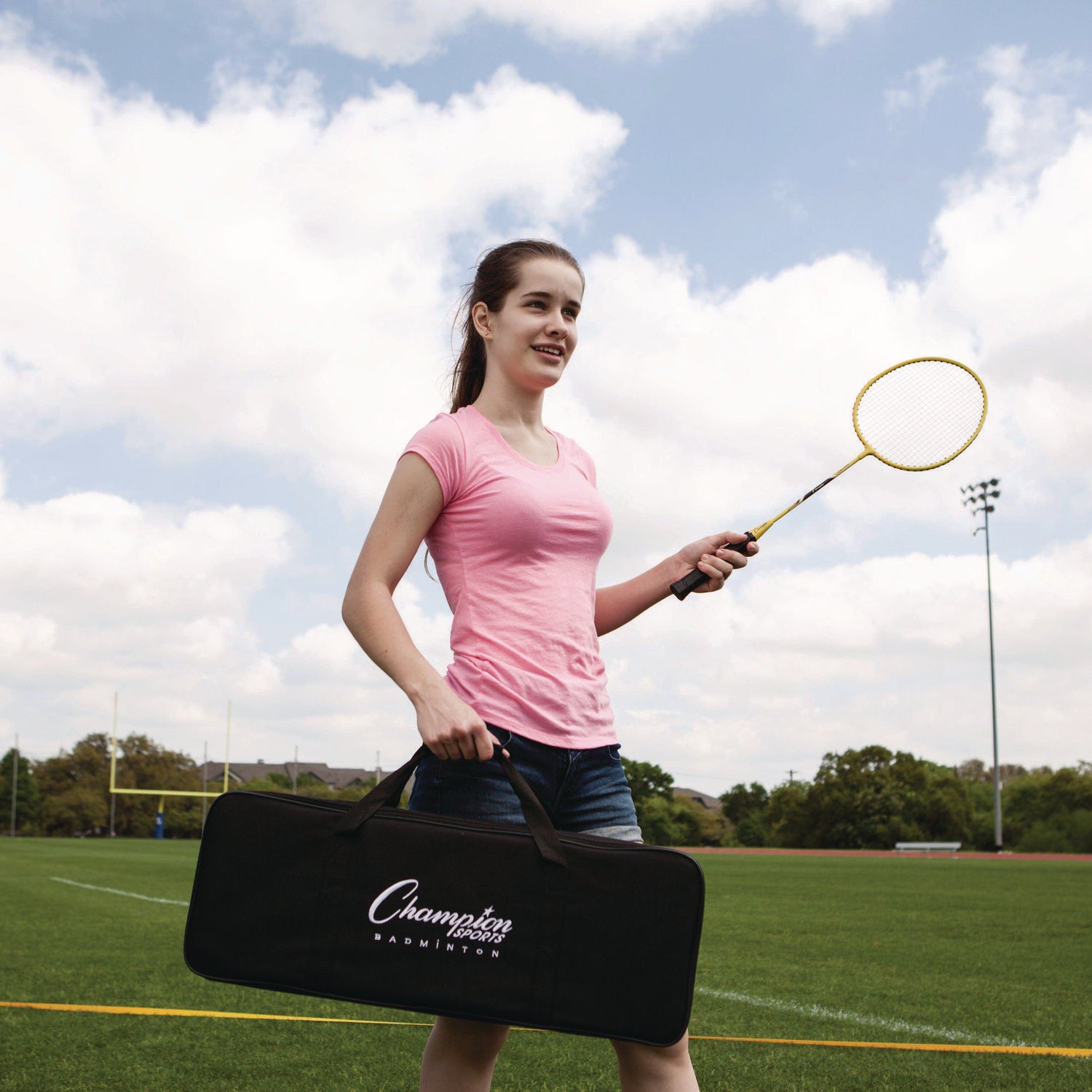Champion Sports Deluxe Badminton Tournament Set, 28" x 11" (CG203)