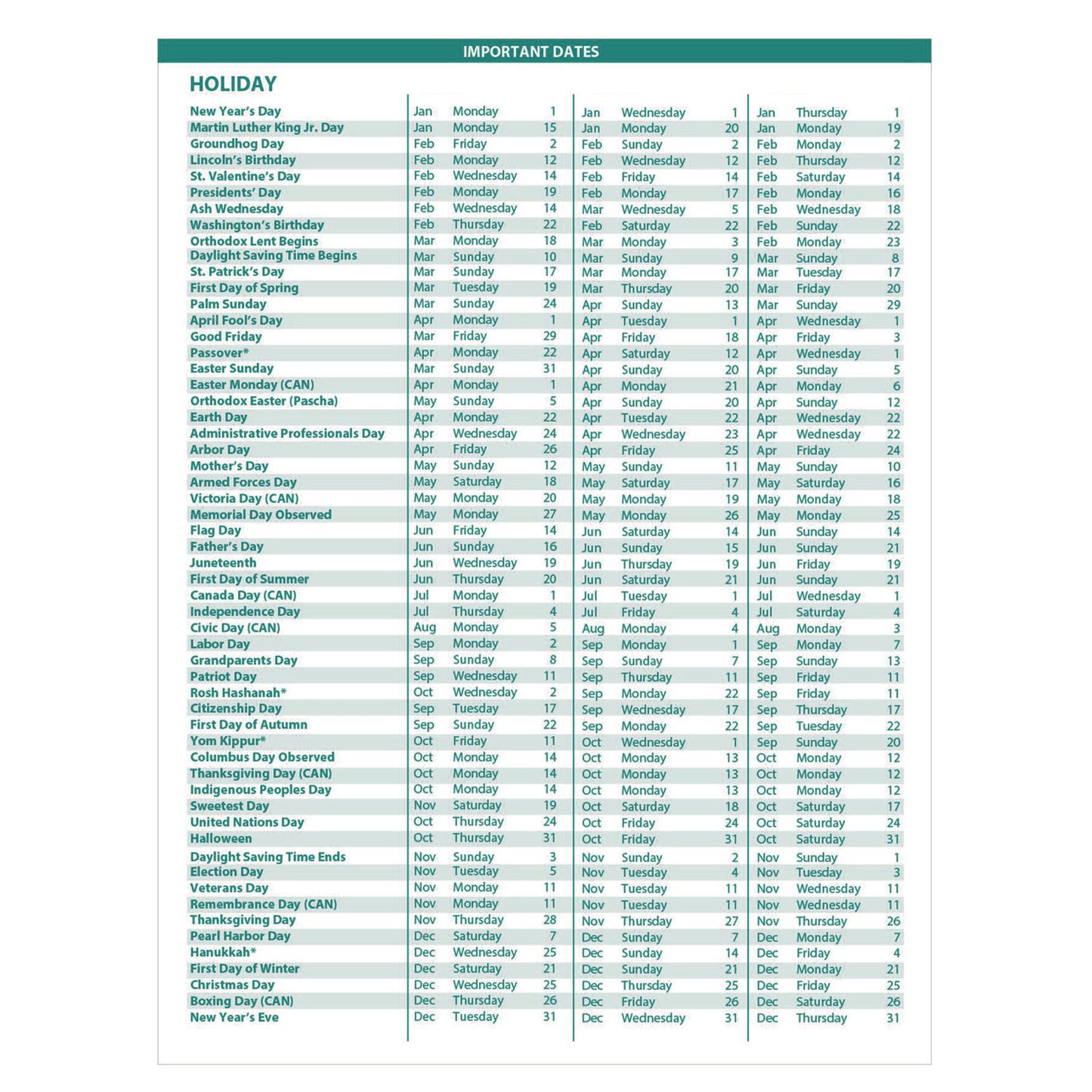 House of Doolittle 100% Recycled MonoBright Monthly/Weekly Planner, 11 x 8.5, Green/Gold Cover, 12-Month (July to June): 2024 to 2025 (283509)