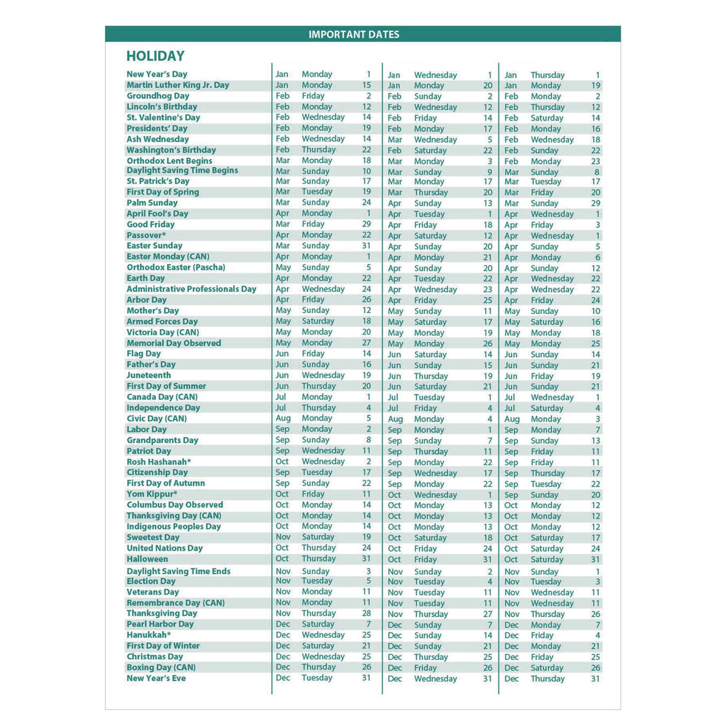 House of Doolittle 100% Recycled MonoBright Monthly/Weekly Planner, 11 x 8.5, Green/Gold Cover, 12-Month (July to June): 2024 to 2025 (283509)