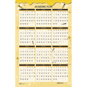 House of Doolittle 100% Recycled Academic Honeycomb Laminated Wall Calendar, 24 x 37, Tan/Yellow Sheets, 12-Month (July-June): 2024 to 2025 (39855)