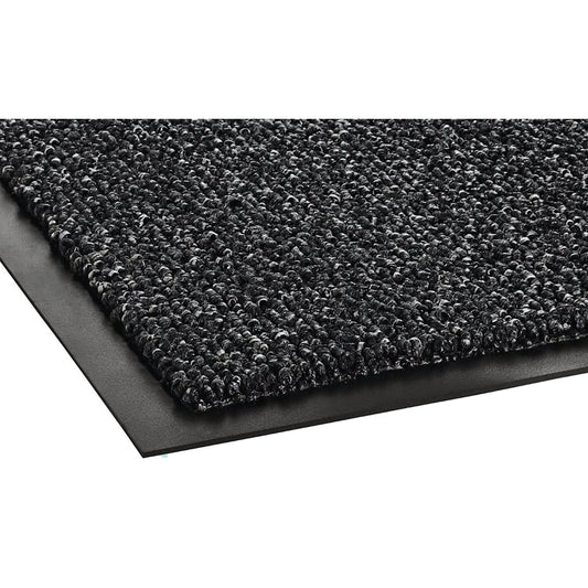 Crown Mats Cross-Over Indoor/Outdoor Wiper/Scraper Mat, Olefin/Poly, 36 x 60, Gray (CS0035GY)