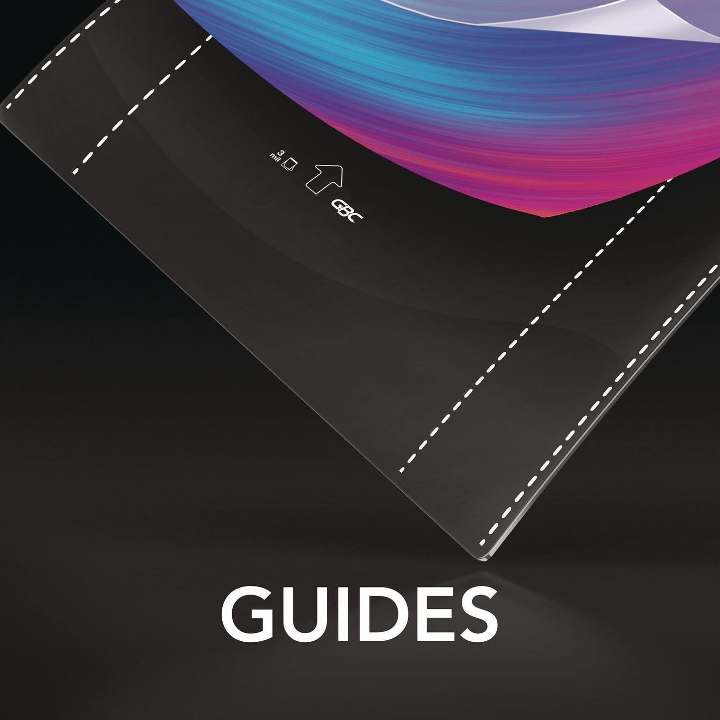 GBC EZUse Thermal Laminating Pouches, 5 mil, 9" x 11.5", Gloss Clear, 100/Box (3200716)