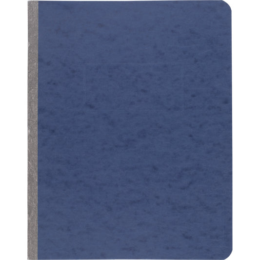 Acco Pressboard Report Cover with Tyvek Reinforced Hinge, Two-Piece Prong Fastener, 3" Capacity, 8.5 x 11, Dark Blue/Dark Blue (25973)