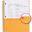 Five Star Wirebound Notebook, 1-Subject, Wide/Legal Rule, Black Cover, (100) 10. x 8.63 Sheets (930010A)