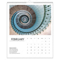 House of Doolittle 100% Recycled Abstract Architecture Photos Wall Calendar, 14 x 11, White Sheets, 12-Month (Jan-Dec): 2025 (315)