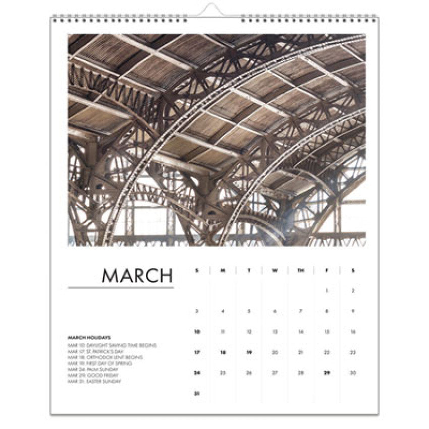 House of Doolittle 100% Recycled Abstract Architecture Photos Wall Calendar, 14 x 11, White Sheets, 12-Month (Jan-Dec): 2025 (315)