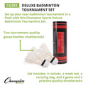 Champion Sports Deluxe Badminton Tournament Set, 28" x 11" (CG203)
