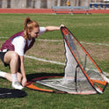 Champion Sports Lacrosse Pop Up Target Trainer, 4 ft x 4 ft (LG44)