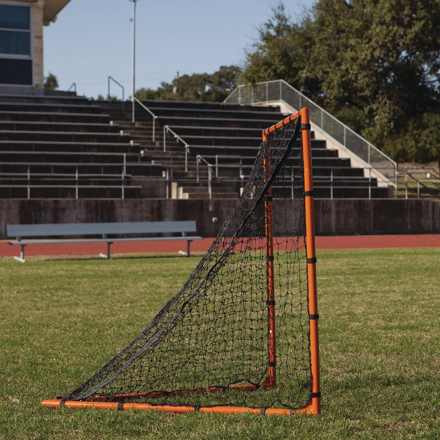 Champion Sports Backyard Lacrosse Goal & Net, 4 ft x 4 ft, 1.25" dia Frame (LNGL44)