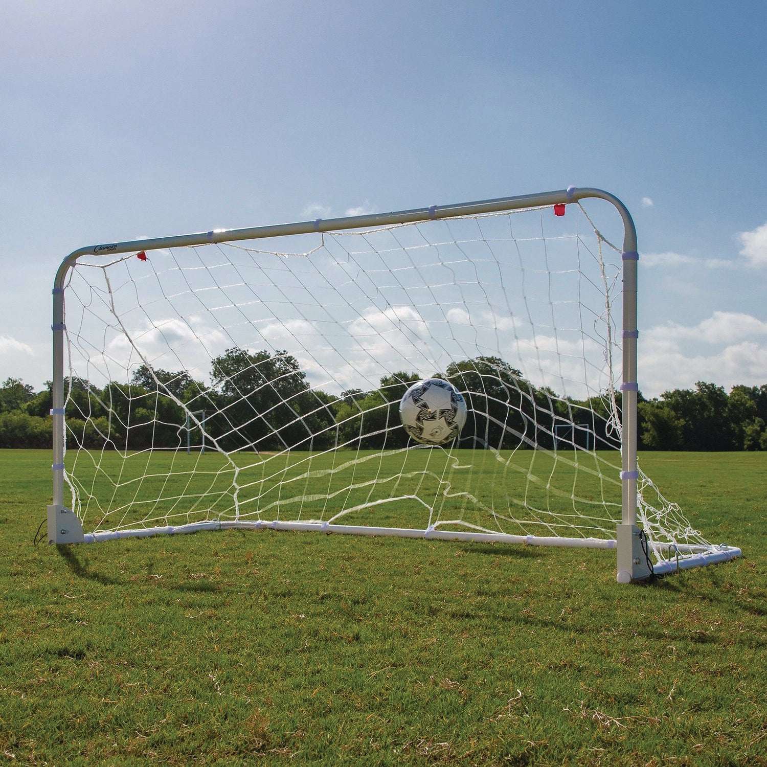 Champion Sports Easy Fold Soccer Goal, 6 ft  x 3 ft, 1.25" dia Frame (SG63)