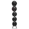 Champion Sports U-Ring Single Medicine Ball Tree, 23" x 22.5" x 64.5", Black (STM1)