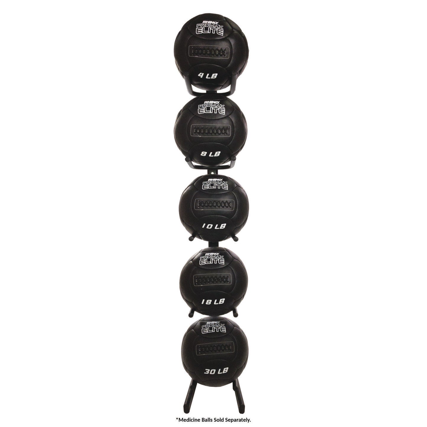 Champion Sports U-Ring Single Medicine Ball Tree, 23" x 22.5" x 64.5", Black (STM1)