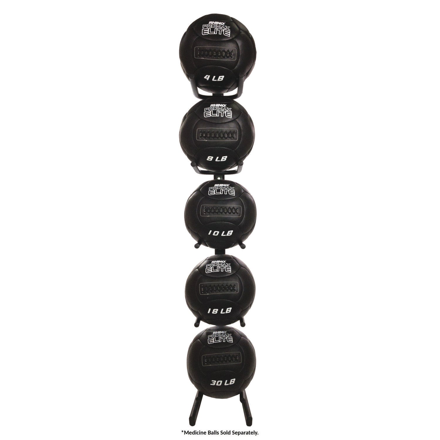 Champion Sports U-Ring Single Medicine Ball Tree, 23" x 22.5" x 64.5", Black (STM1)