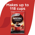 Nescaf Clasico Dark Roast Instant Coffee, 8 oz Pouch (70948)