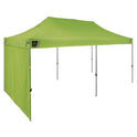 ergodyne Shax 6091 Pop-Up Tent Sidewall, 120" x 120", Polyester, Lime (12996)