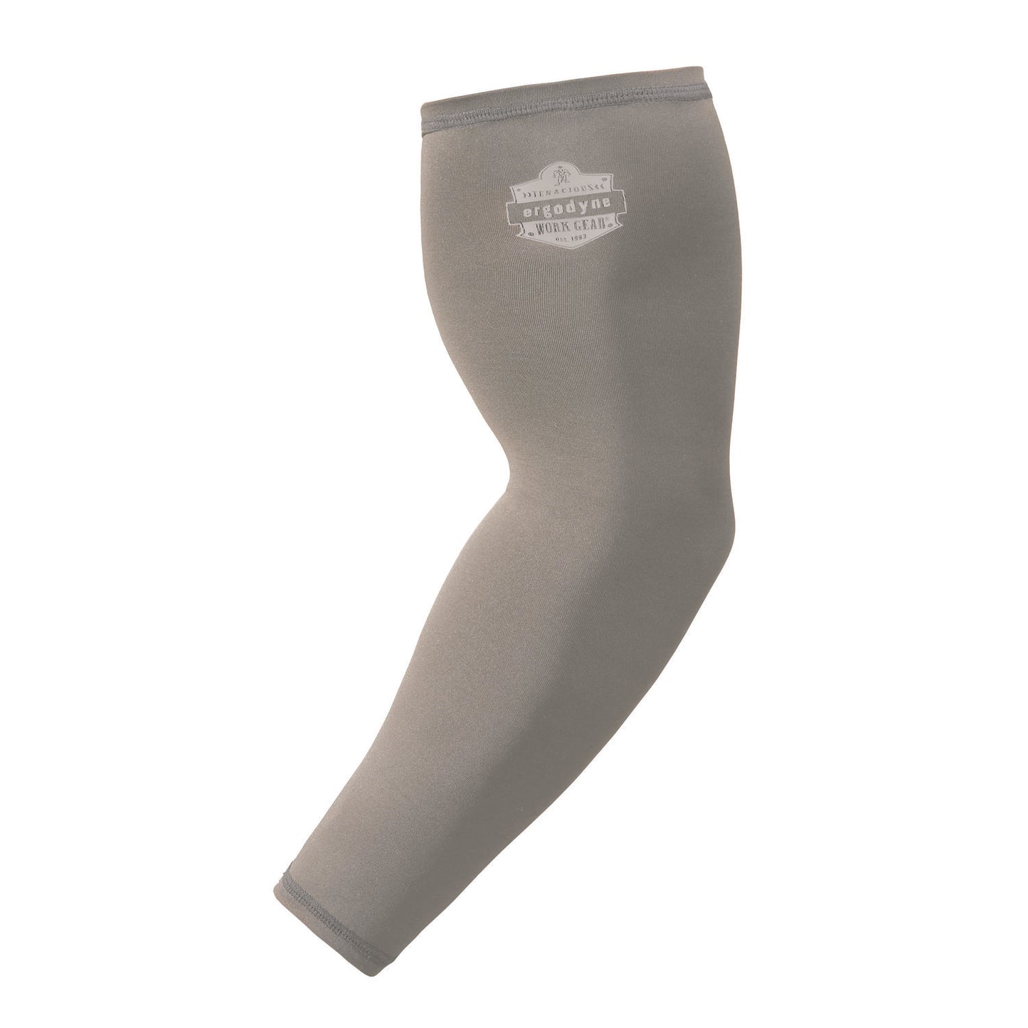 ergodyne Chill-Its 6690 Performance Knit Cooling Arm Sleeve, Polyester/Spandex, Medium, Gray, Pair (12187)