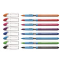 Schneider Slider Basic Ballpoint Pen, Stick, Extra-Bold 1.4 mm, Assorted Ink and Barrel Colors, 8/Pack (151298)