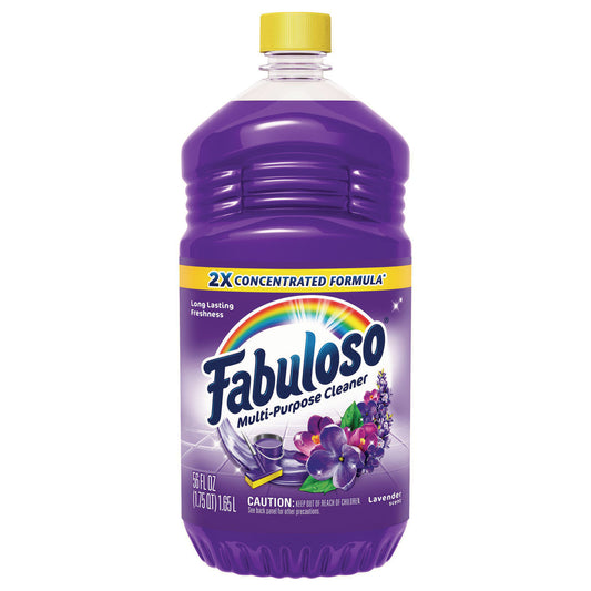 Fabuloso Multi-use Cleaner, Lavender Scent, 56 oz Bottle (53041)