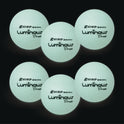 Champion Sports Rhino Skin Luminous Dodgeball Set, 6.3" Diameter, 6/Set (RXLUMSET)