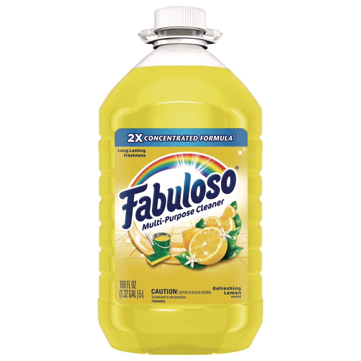 Fabuloso Multi-use Cleaner, Lemon Scent, 169 oz Bottle (96987EA)