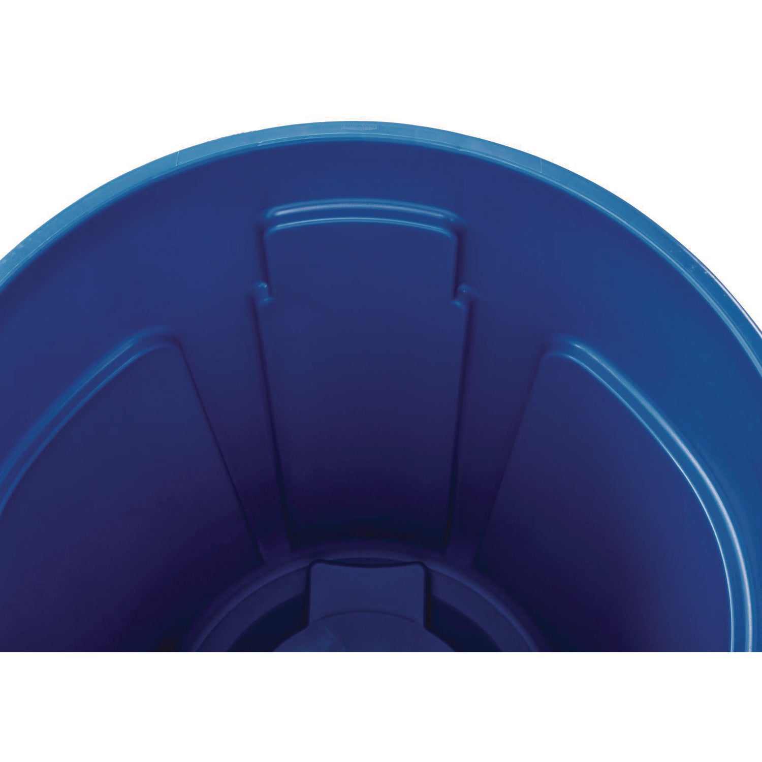 Rubbermaid Commercial Vented Round Brute Container, 44 gal, Plastic, Blue (264360BE)