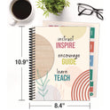 Carson-Dellosa Teacher Planners, Weekly/Monthly, Two-Page Spread, 11 x 8.5, Multicolor Cover, True to You Theme (105051)