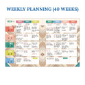 Carson-Dellosa Teacher Planners, Weekly/Monthly, Two-Page Spread, 11 x 8.5, Multicolor Cover, True to You Theme (105051)