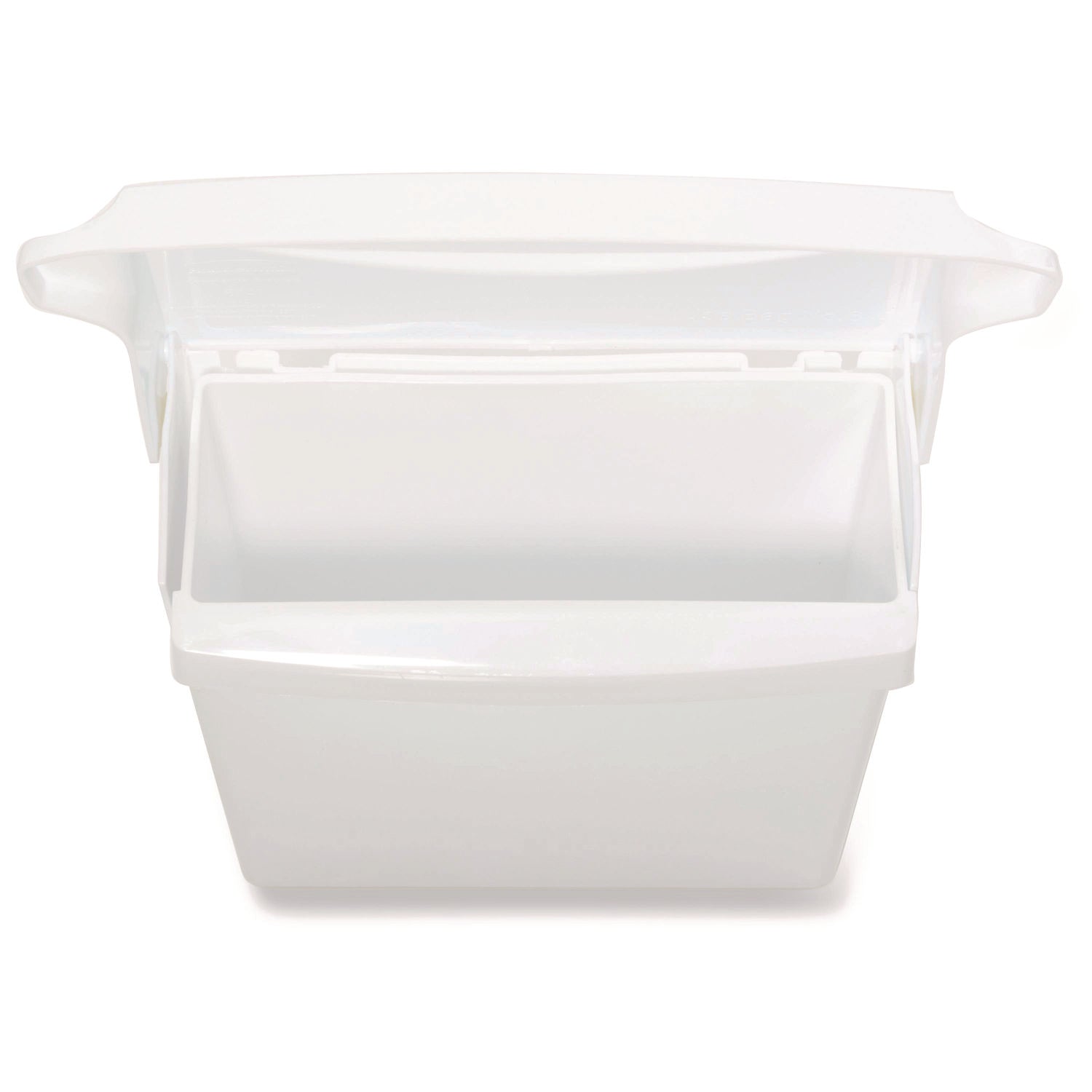 Rubbermaid Commercial Sanitary Napkin Receptacle with Rigid Liner, Plastic, White (614000)