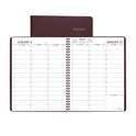 AT-A-GLANCE Weekly Appointment Book, 11 x 8.25, Winestone Cover, 13-Month: Jan 2025 to Jan 2026 (7095050)