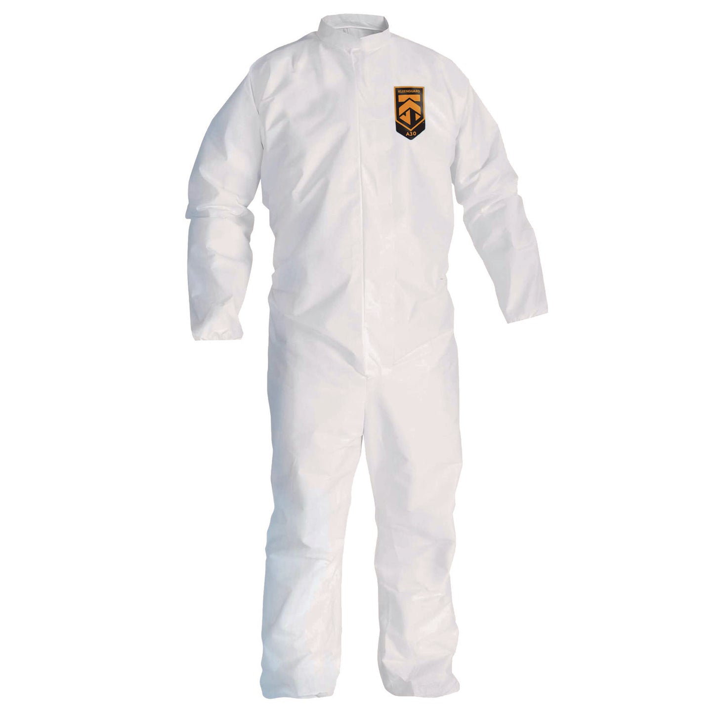 KleenGuard A30 Breathable Splash and Particle Protection Coveralls, 3X-Large, White, 21/Carton (46006)