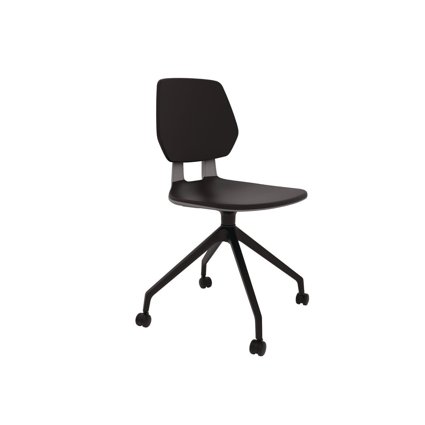 Safco Commute Chair T-Bar Arm Set, Black, 2/Set (7829BL)