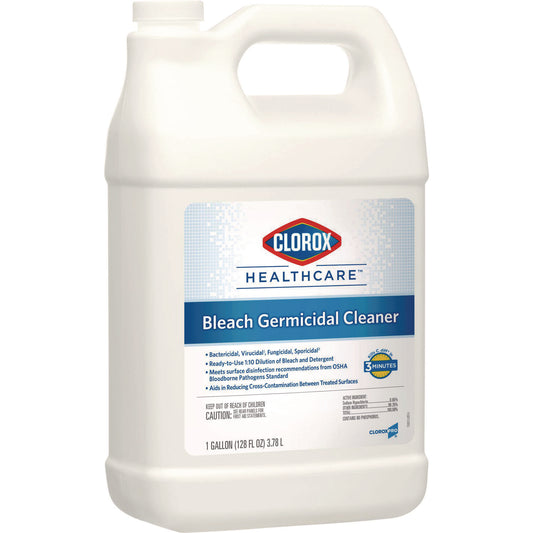 Clorox Healthcare Bleach Germicidal Cleaner, 128 oz Refill Bottle (68978EA)