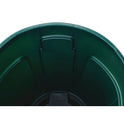 Rubbermaid Commercial Vented Round Brute Container, 32 gal, Plastic, Dark Green (2632DGR)