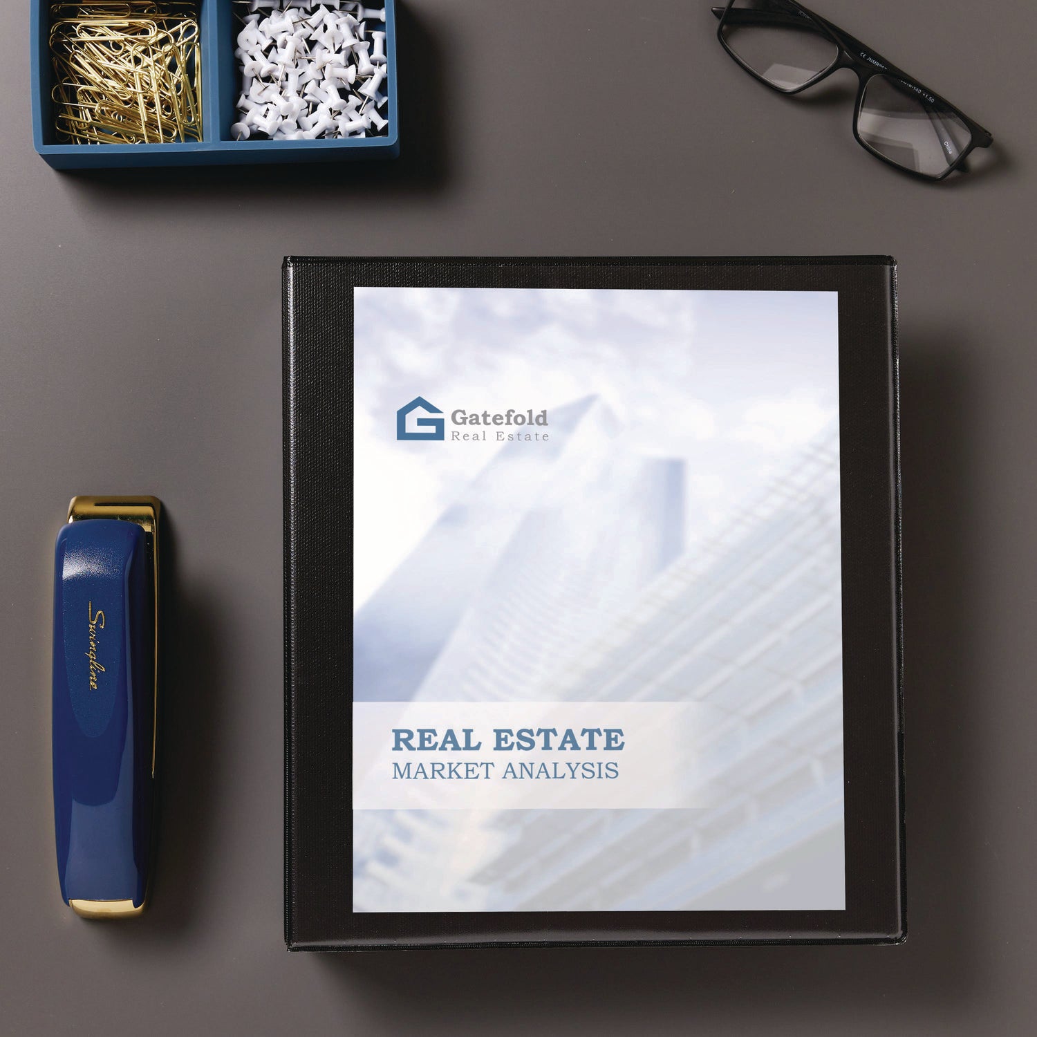 Avery Showcase Economy View Binders with Slant Rings, 3 Rings, 0.5" Capacity, 11 x 8.5, Black (19550)