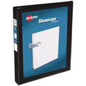 Avery Showcase Economy View Binders with Slant Rings, 3 Rings, 1" Capacity, 11 x 8.5, Black (19600)