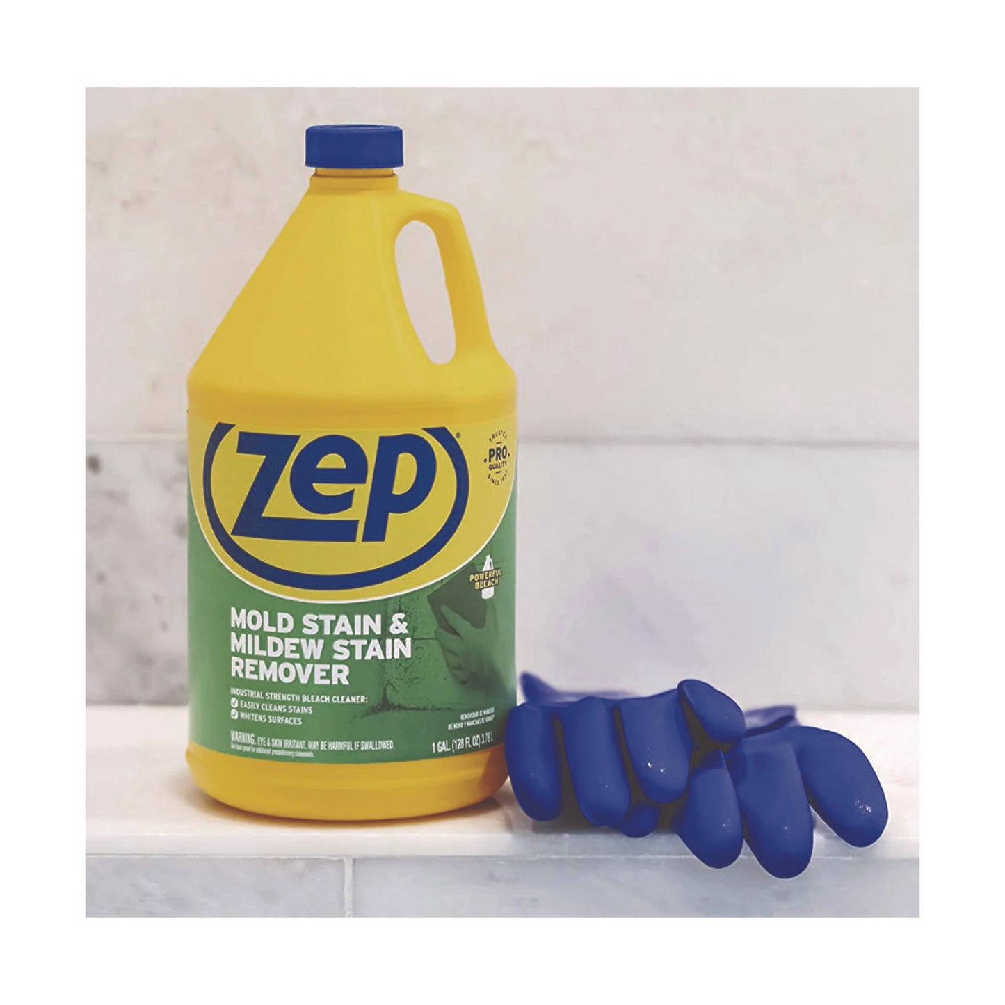 Zep Commercial Mold Stain and Mildew Stain Remover, 1 gal Bottle (ZUMILDEW128E)