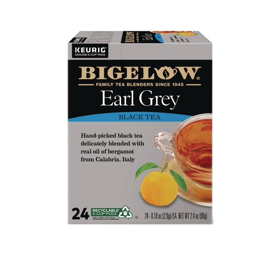 Bigelow Earl Grey Tea K-Cup Pack, 24/Box (6082)