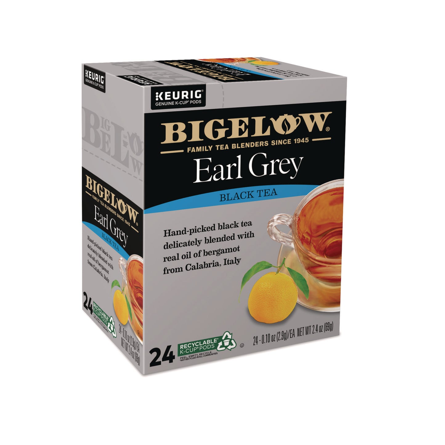 Bigelow Earl Grey Tea K-Cup Pack, 24/Box (6082)