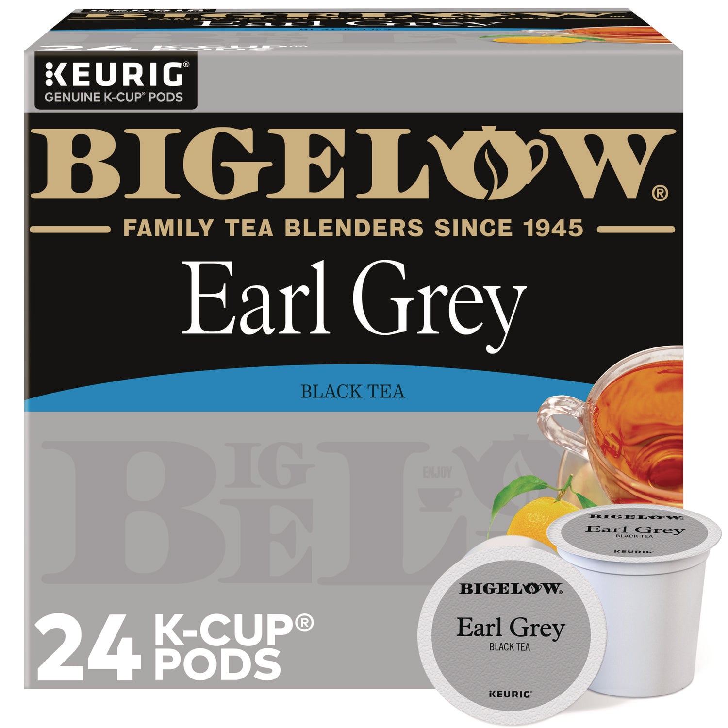 Bigelow Earl Grey Tea K-Cup Pack, 24/Box (6082)