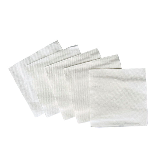 GEN Cocktail Napkins, 1-Ply, 9w x 9d, White, 500/Pack, 8 Packs/Carton (COCKTAILNAPW)