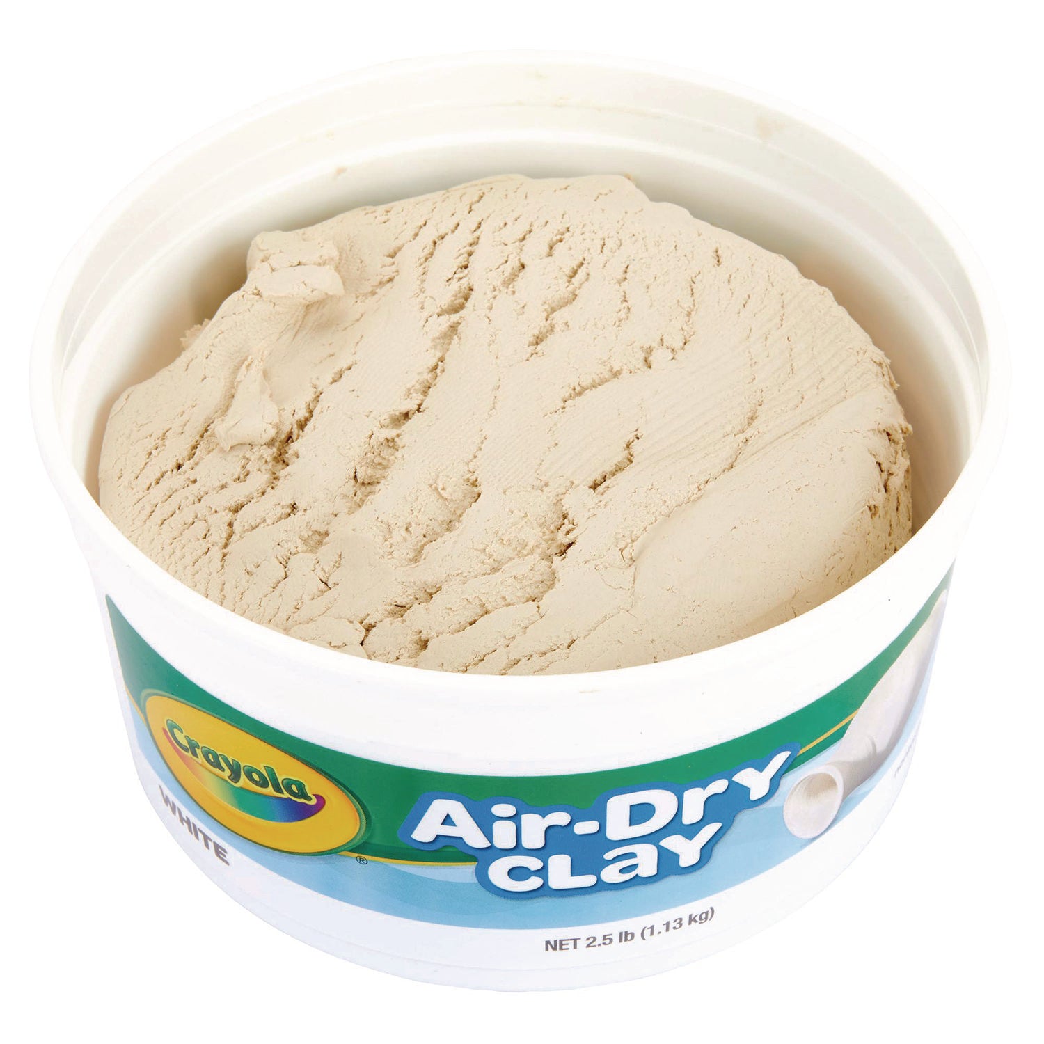 Crayola Air-Dry Clay,White,  2.5 lbs (575050)