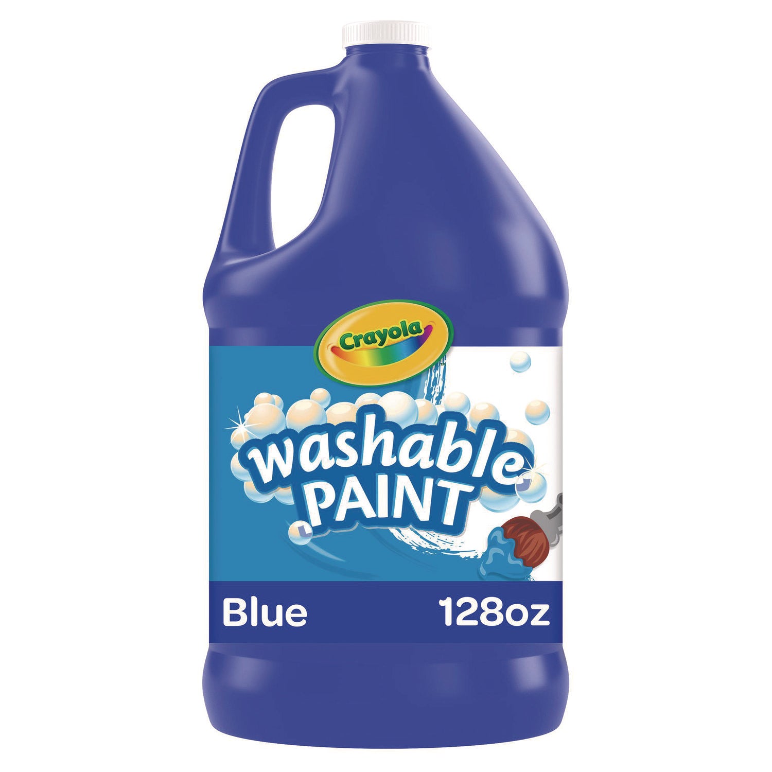 Crayola Washable Paint, Blue, 1 gal Bottle (542128042)