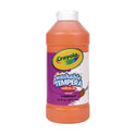 Crayola Artista II Washable Tempera Paint, Orange, 16 oz Bottle (543115036)