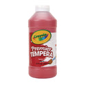 Crayola Premier Tempera Paint, Red, 16 oz Bottle (541216038)