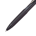 uni-ball 207 Plus+ Gel Pen, Retractable, Micro 0.5 mm, Black Ink, Black Barrel, Dozen (70606)