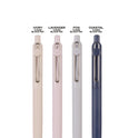 uni-ball Zento Gel Pen, Retractable, Medium 0.7 mm, Black Ink, Coastal/Fog/Ivory/Lavender Barrel Colors, Dozen (70663)