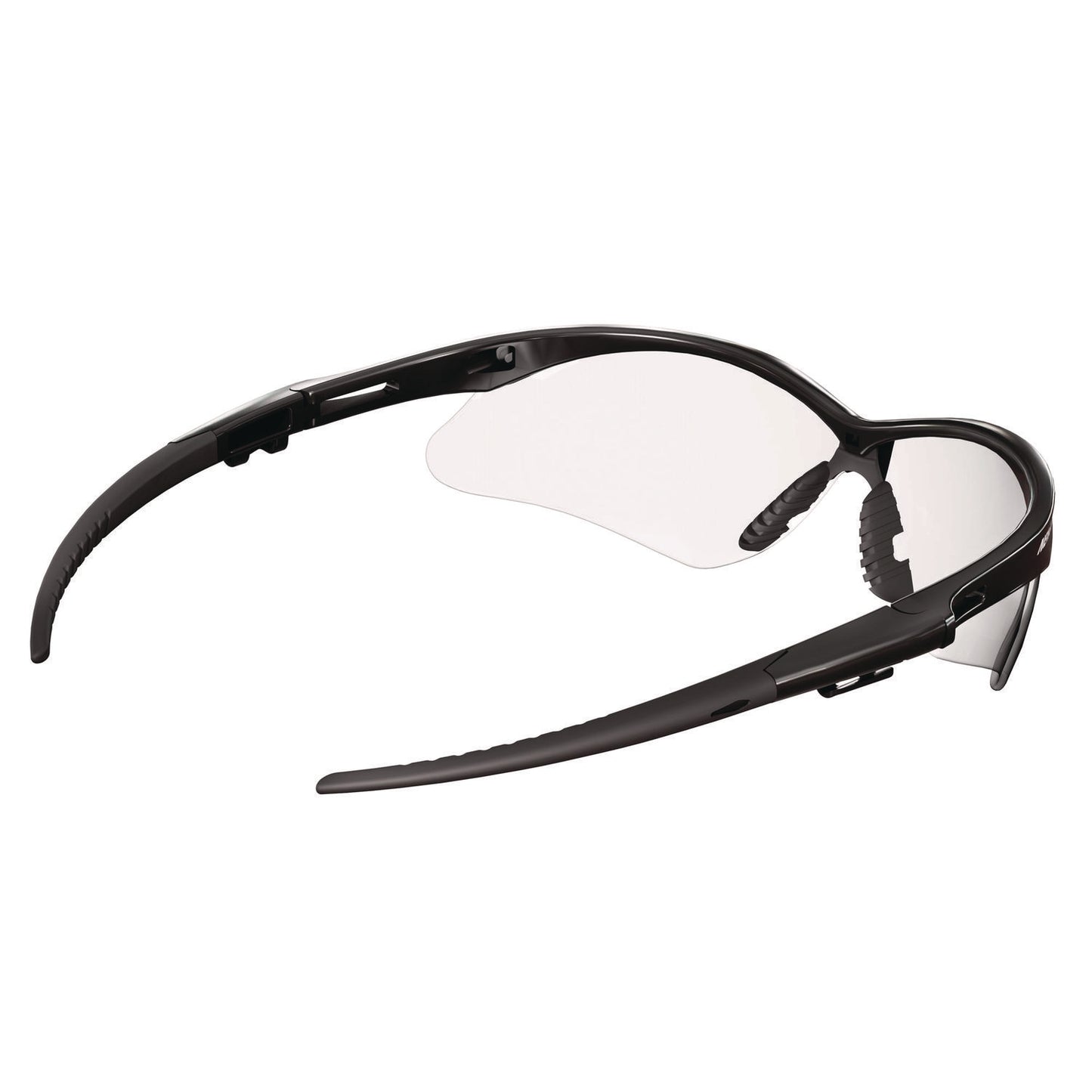 KleenGuard V30 Nemesis VL Safety Glasses, Black Frame, Clear Lens, 12/Carton (55401)