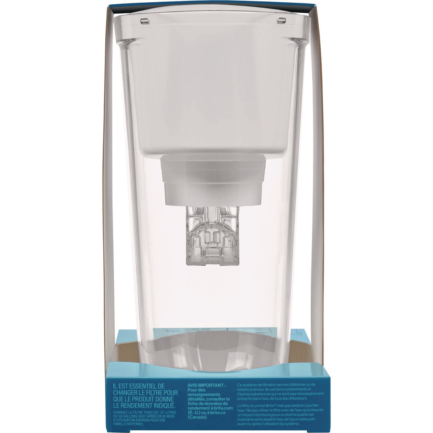 Brita Small 6-Cup Water Filter Pitcher with 1 Standard Filter, Clear (36089EA)