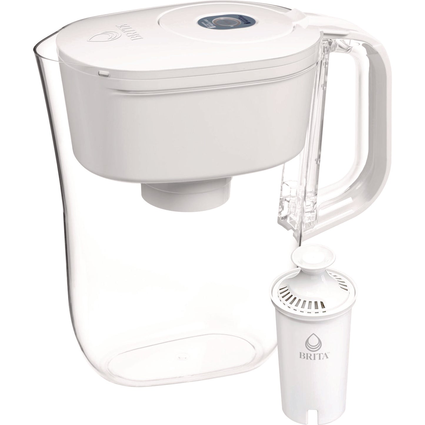 Brita Small 6-Cup Water Filter Pitcher with 1 Standard Filter, Clear (36089EA)
